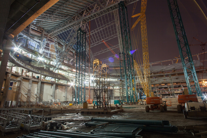 Illustration for article titled An Illicit Tour Of The New Vikings Stadium